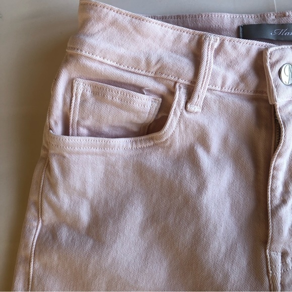 Mavi Viola High Waist Jeans Size 26/27 Raw Hem Ankle Pink‎ Denim - Picture 4 of 12